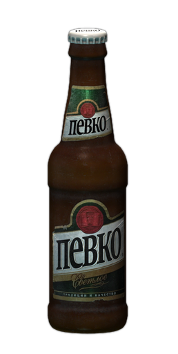 瓶装 Pevko 淡啤酒