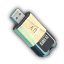 Sliderkey flash drive marked with A.P.