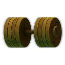 Mazoni golden dumbbell