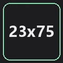 23x75 毫米“波浪-R”橡胶弹