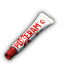 Tube of Poxeram cold welding