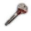 Abandoned factory marked key