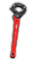 Pipe grip wrench