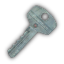 Convenience store storage room key