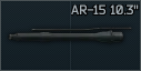 10.3 英寸 AR-15 枪管 5.56x45