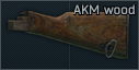 AKM wooden stock