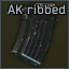 7.62x39 AK 10发加强筋金属弹匣