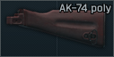 AK-74 polymer stock (Plum)