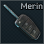 Merin小轿车后备箱钥匙