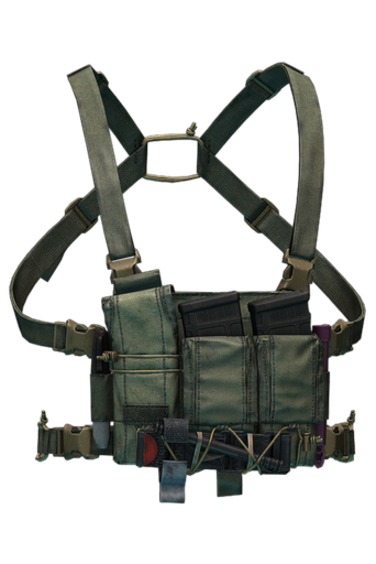 Zulu Nylon Gear M4 低特征胸挂(丛林绿)