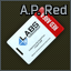 重新编码后的 A.P. 公寓门锁钥匙卡 (红)