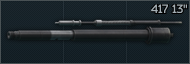 13 英寸 HK417 枪管 7.62x51