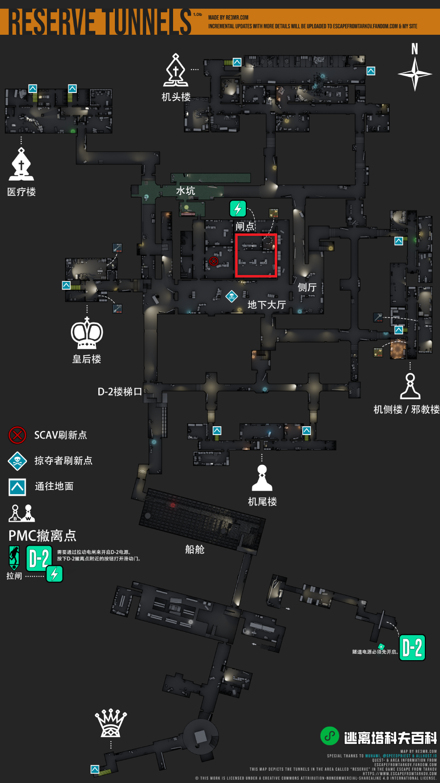 地堡控制室位置