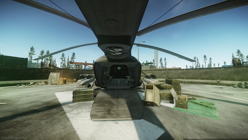 MI-8直升机内部