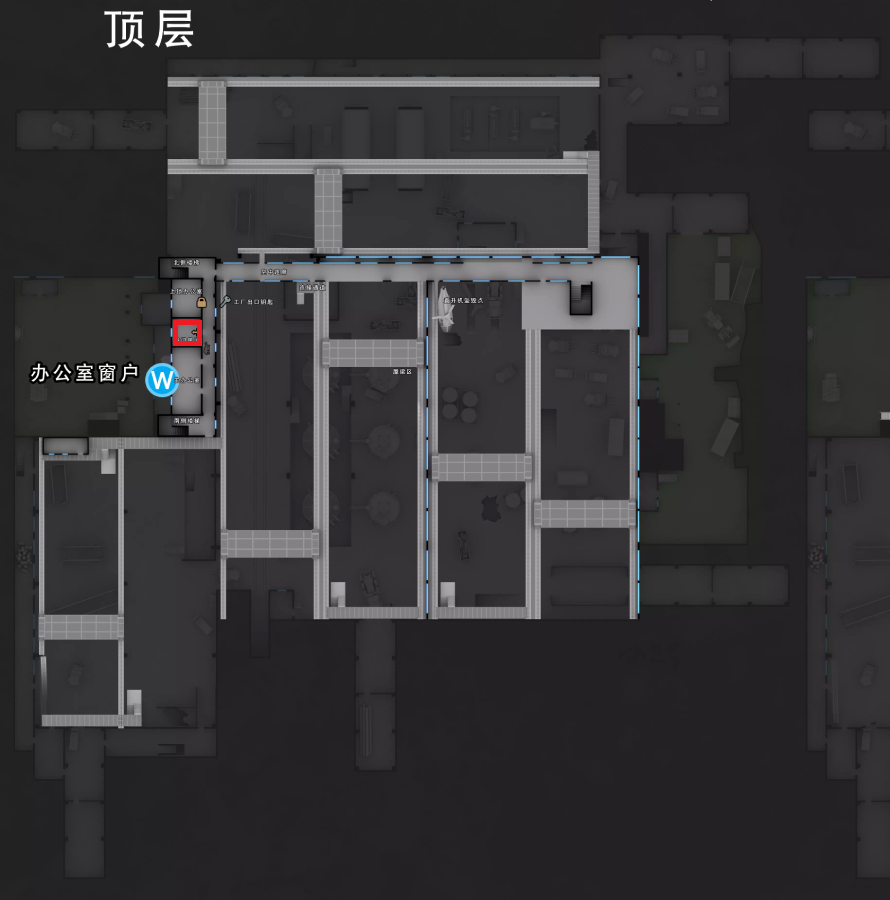 工厂破门房间位置