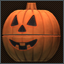 Pumpkin with sweets